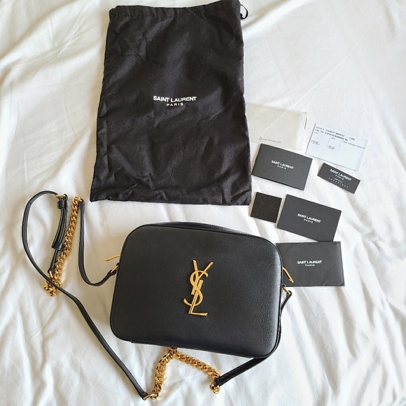 Yves Saint Laurent Handbags - YSL Grain De Poudre Medium Classic Mono Camera Bag